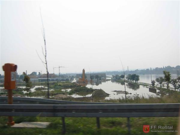 Bild 5 von 11 Das einzige Hochwasser, dass die Helfer zu sehen bekommen haben.(c) FF Cadolzburg