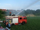 Flchenbrand: Wasser aus vollen Rohren
  