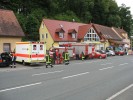 Die Einsatzstelle befindet sich direkt am Feuerweh...
  