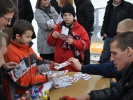 Andreas Wolf und Christian Eigler bei der Autogrammstunde.
  