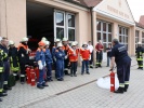 Feuerlschbung durch den Knig Kommandanten hchstpersnlich
  