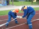 Am Sportplatz wurden Geschick und Schnelligkeit be...
  