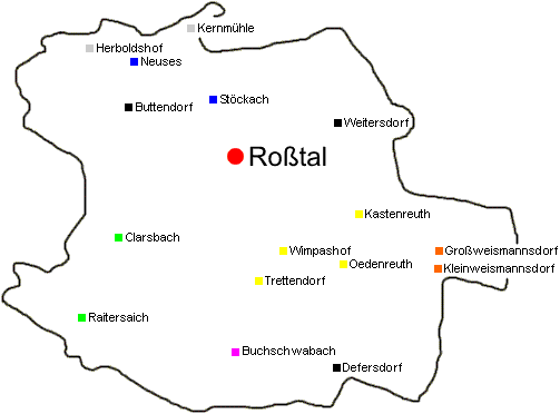 bersichtskarte der Ortswehren